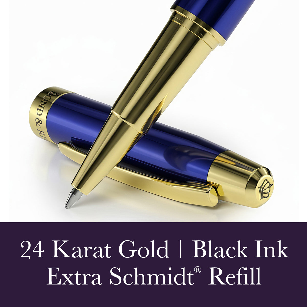 Bond & Regent Rollerball Pen [Royal Blue]