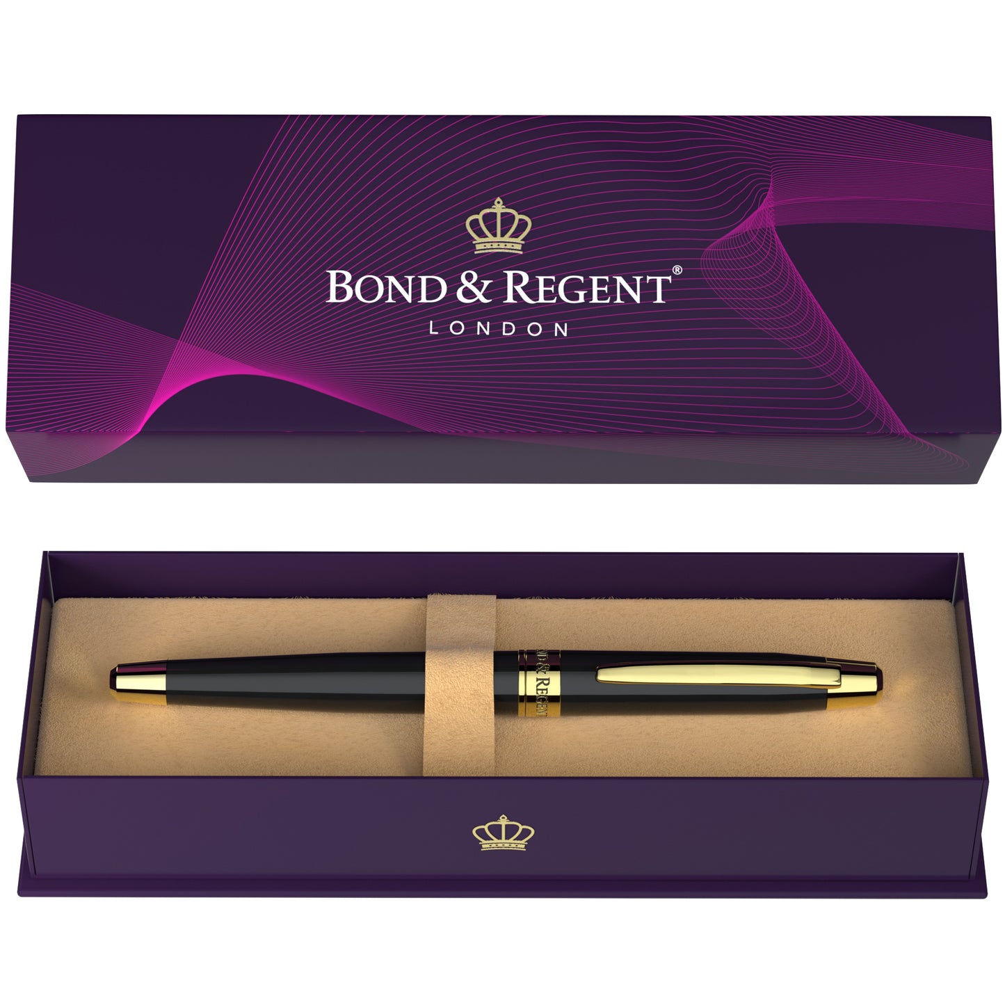 Bond & Regent Rollerball Pen [Gloss Black]